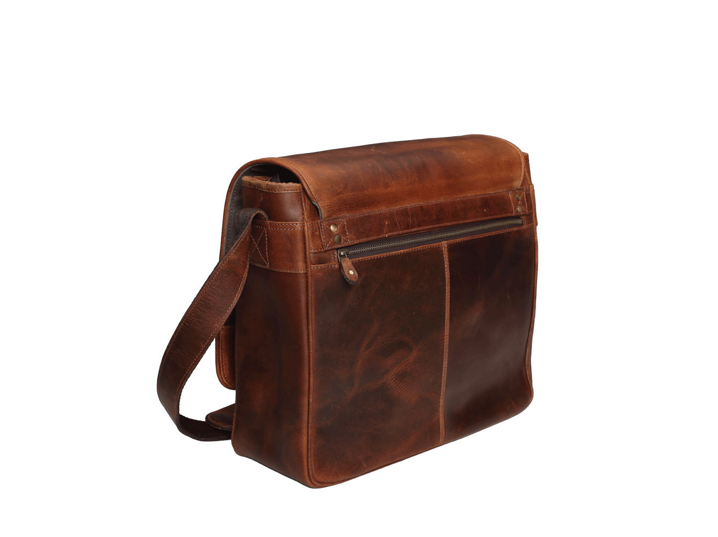 Buffalo Leather Messenger Bag