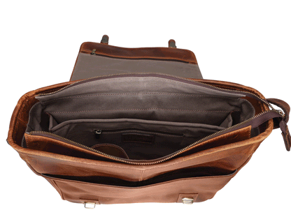 Buffalo Leather Messenger Bag