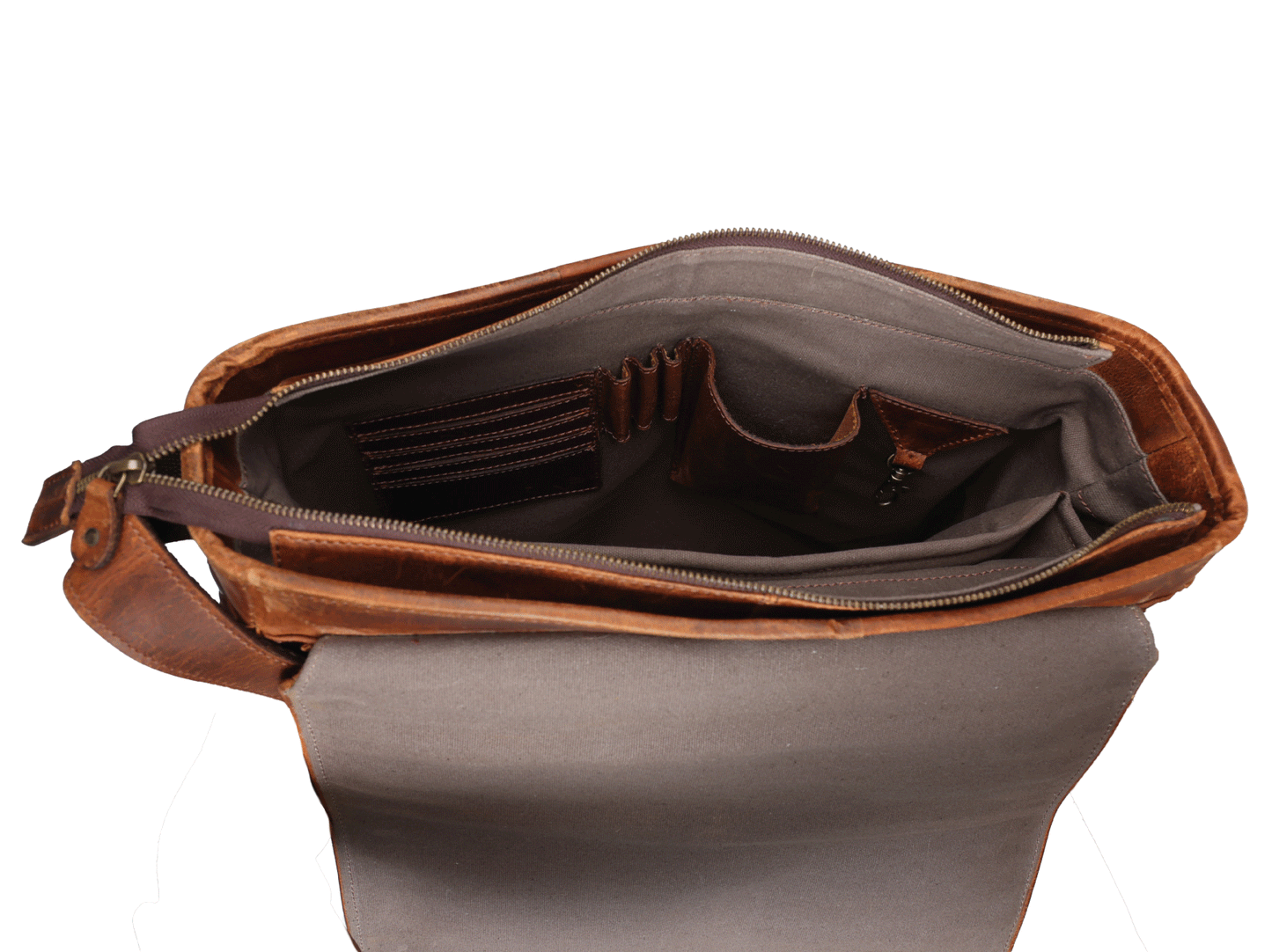 Buffalo Leather Messenger Bag