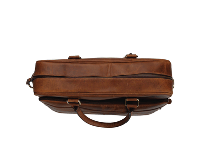 Classic Buffalo Leather Laptop Bag