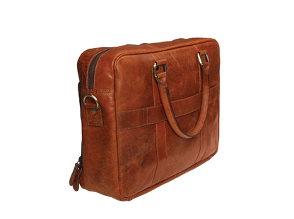 Classic Buffalo Leather Laptop Bag