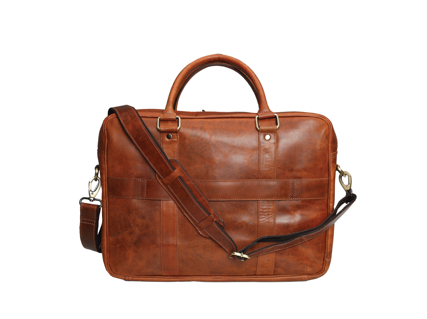 Classic Buffalo Leather Laptop Bag