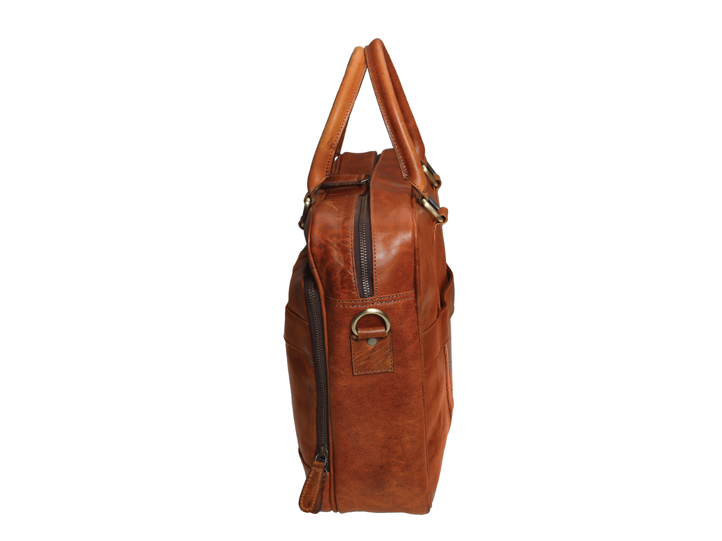 Classic Buffalo Leather Laptop Bag