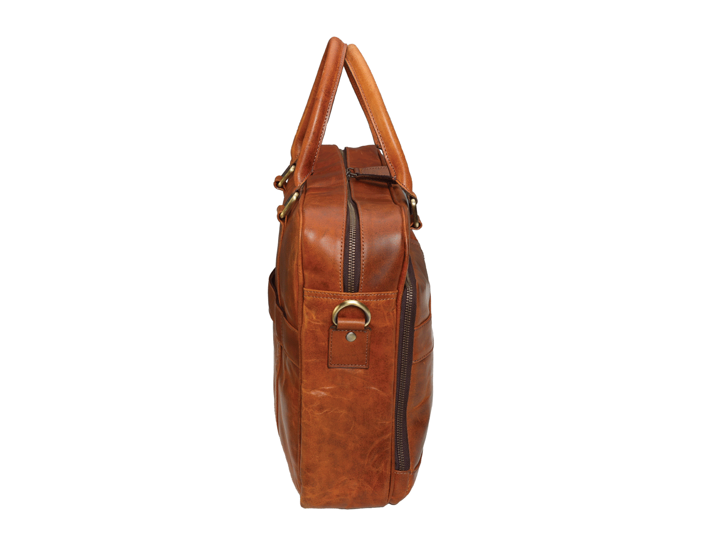 Classic Buffalo Leather Laptop Bag