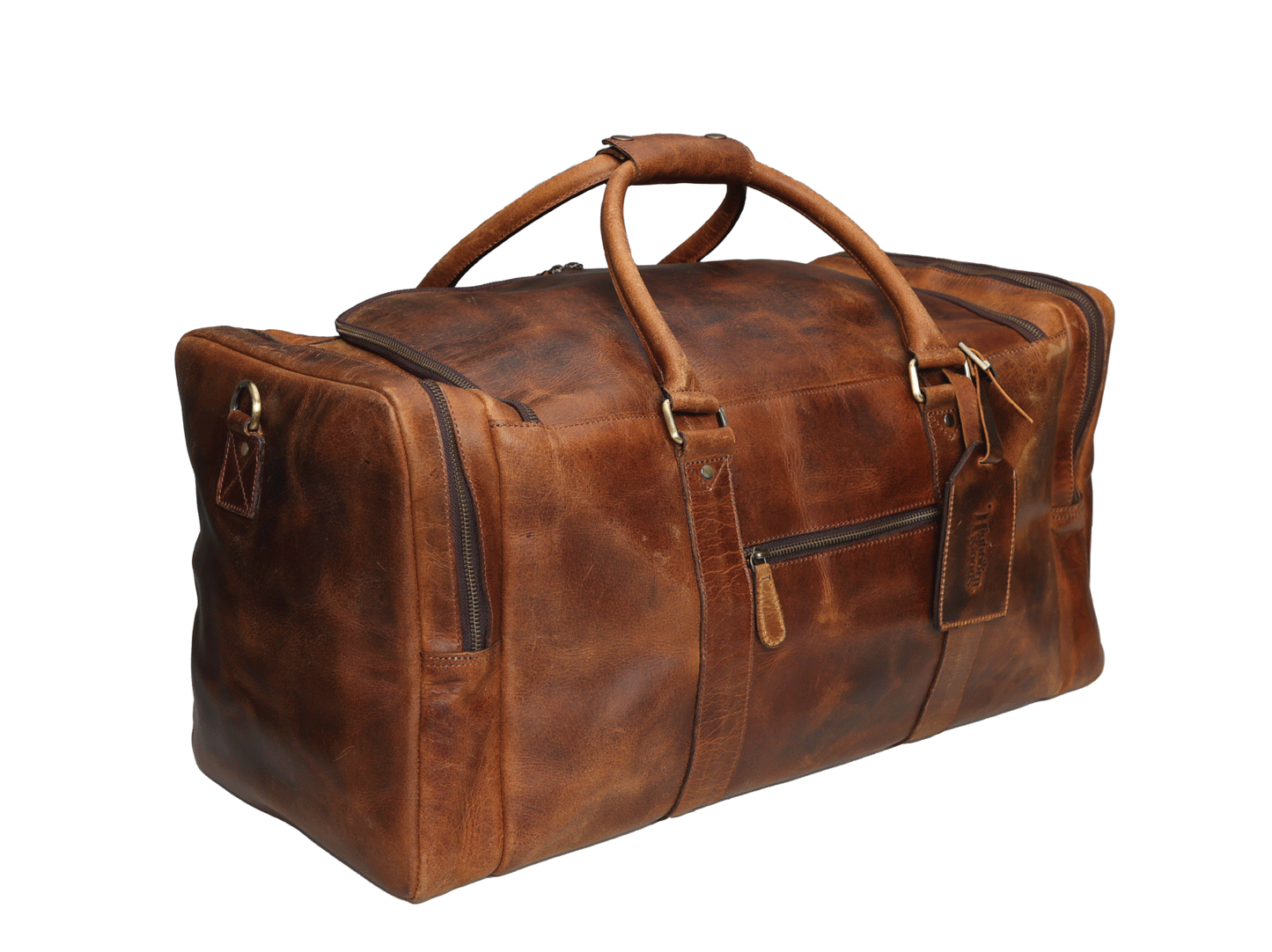 60L Buffalo Leather Travel Bag