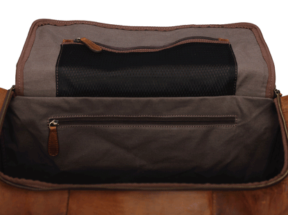 60L Buffalo Leather Travel Bag