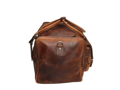 60L Buffalo Leather Travel Bag