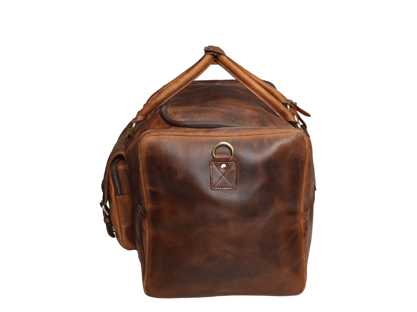 60L Buffalo Leather Travel Bag