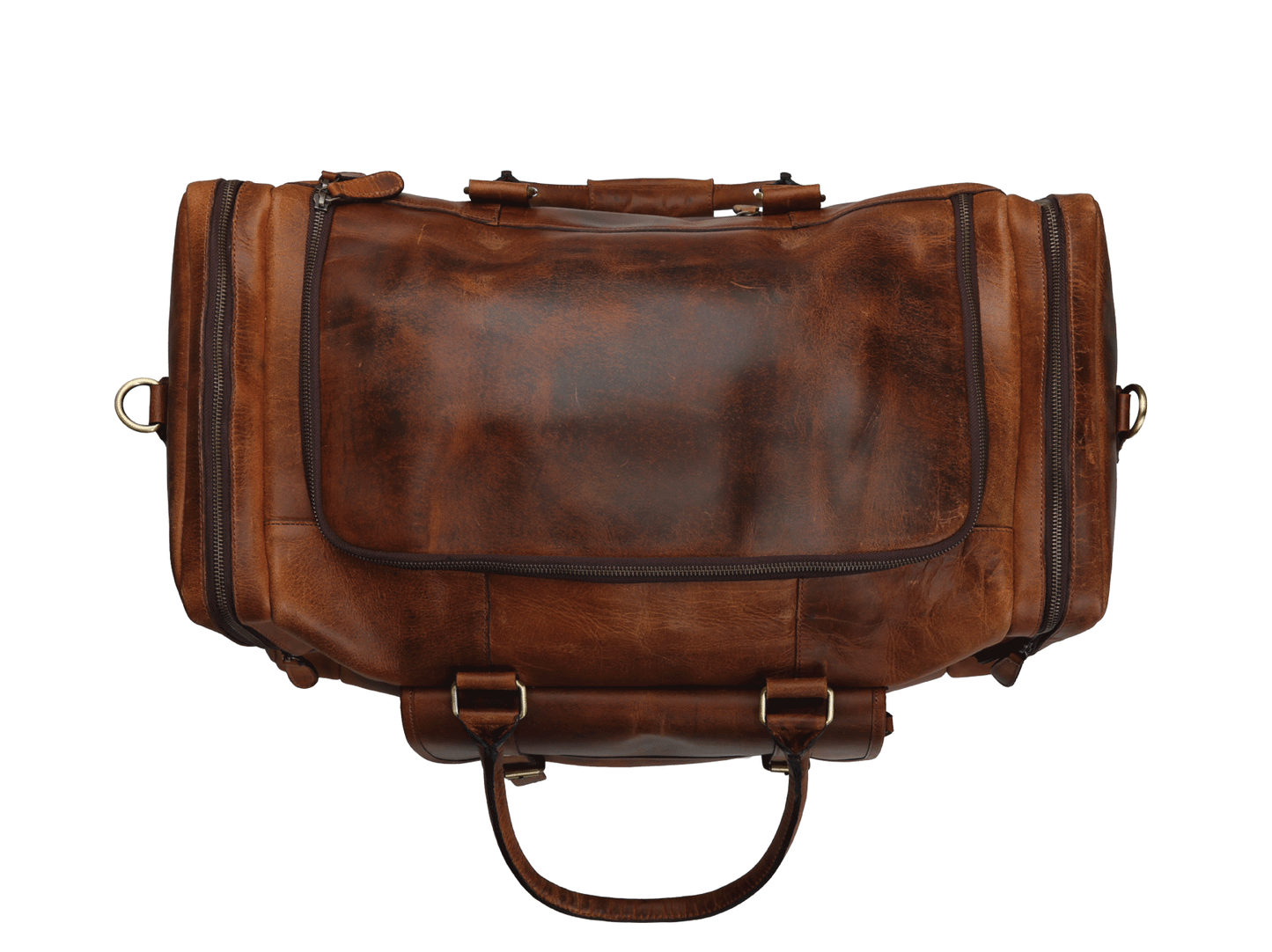 60L Buffalo Leather Travel Bag