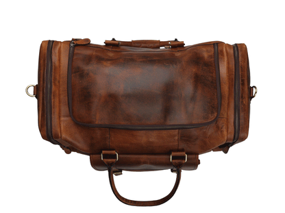 60L Buffalo Leather Travel Bag