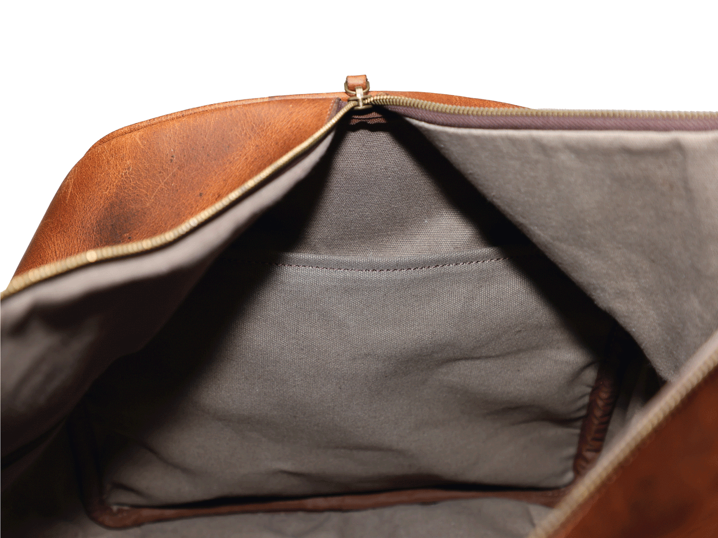 Buffalo Leather Weekender Duffle Bag