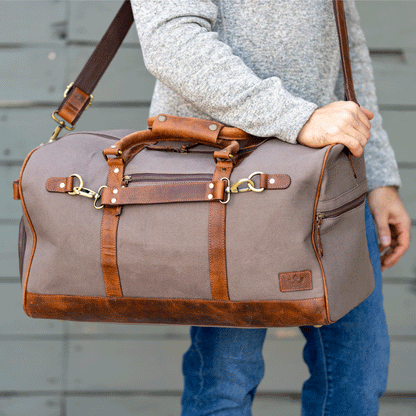 Canvas Weekender Duffle Bag