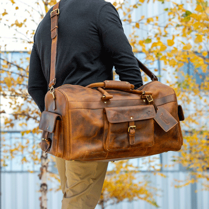 Jackson Buffalo Leather Travel Bag