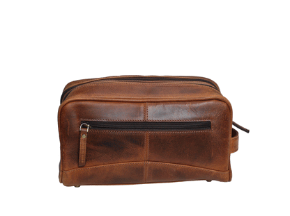 Buffalo Leather Toiletry Bag