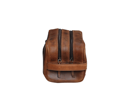 Buffalo Leather Toiletry Bag