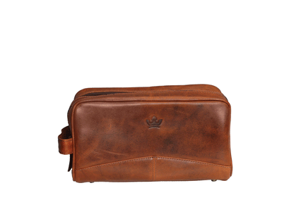 Buffalo Leather Toiletry Bag