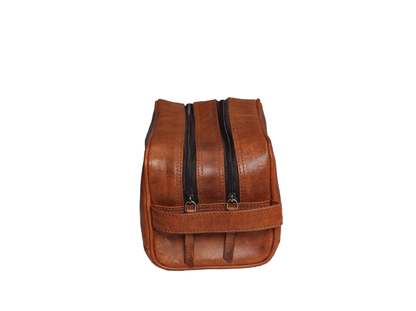 Buffalo Leather Toiletry Bag